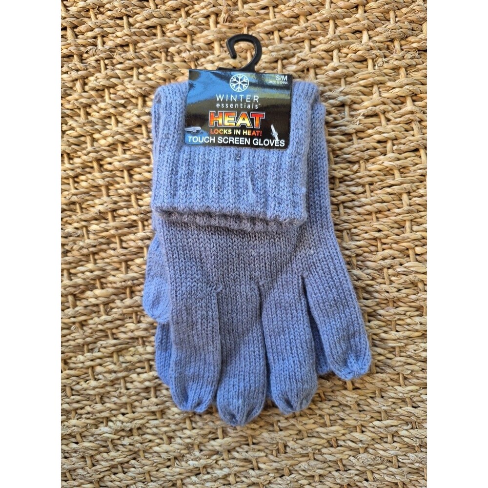 Winter Essentials Women's Texting Elongated Gloves New S/M Locks In Heat